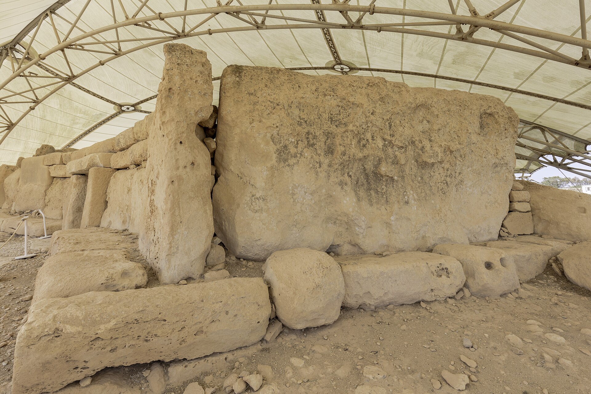 Templet Ħaġar Qim på Maltas sydkust
